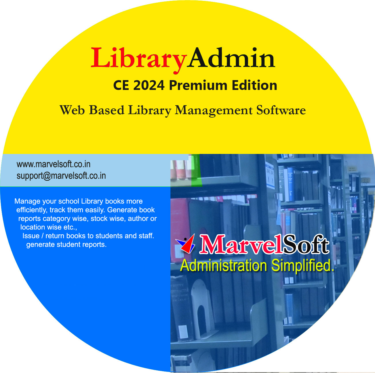 LibraryAdmin - Complete Library Management Software