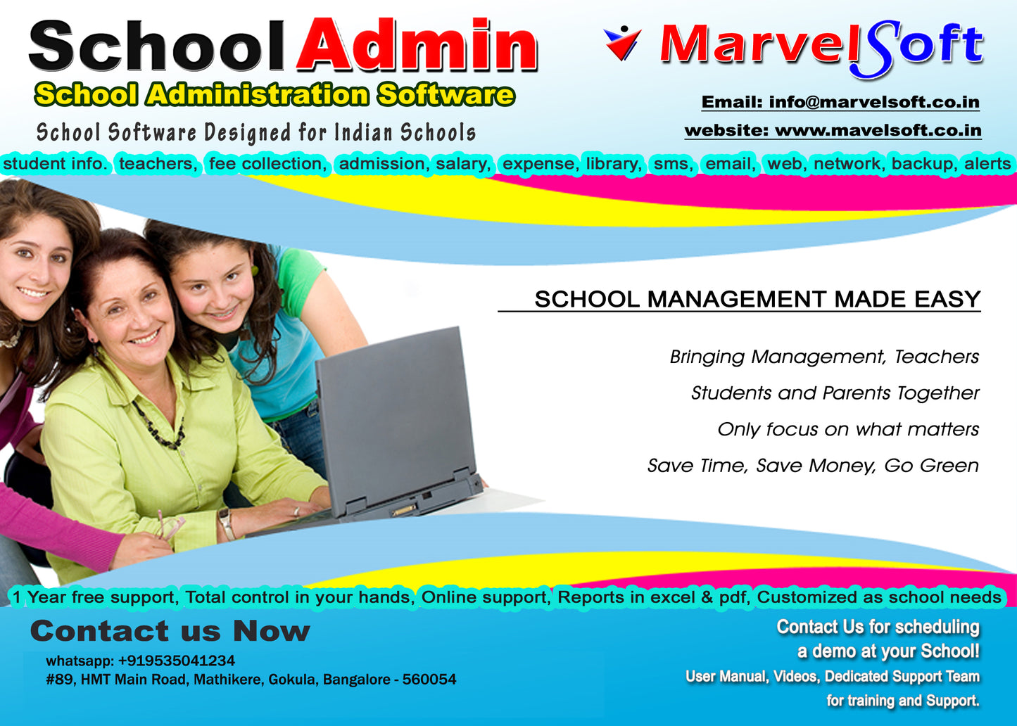 SchoolAdminCE - School Software Premium Complete ERP - Release Year 2025